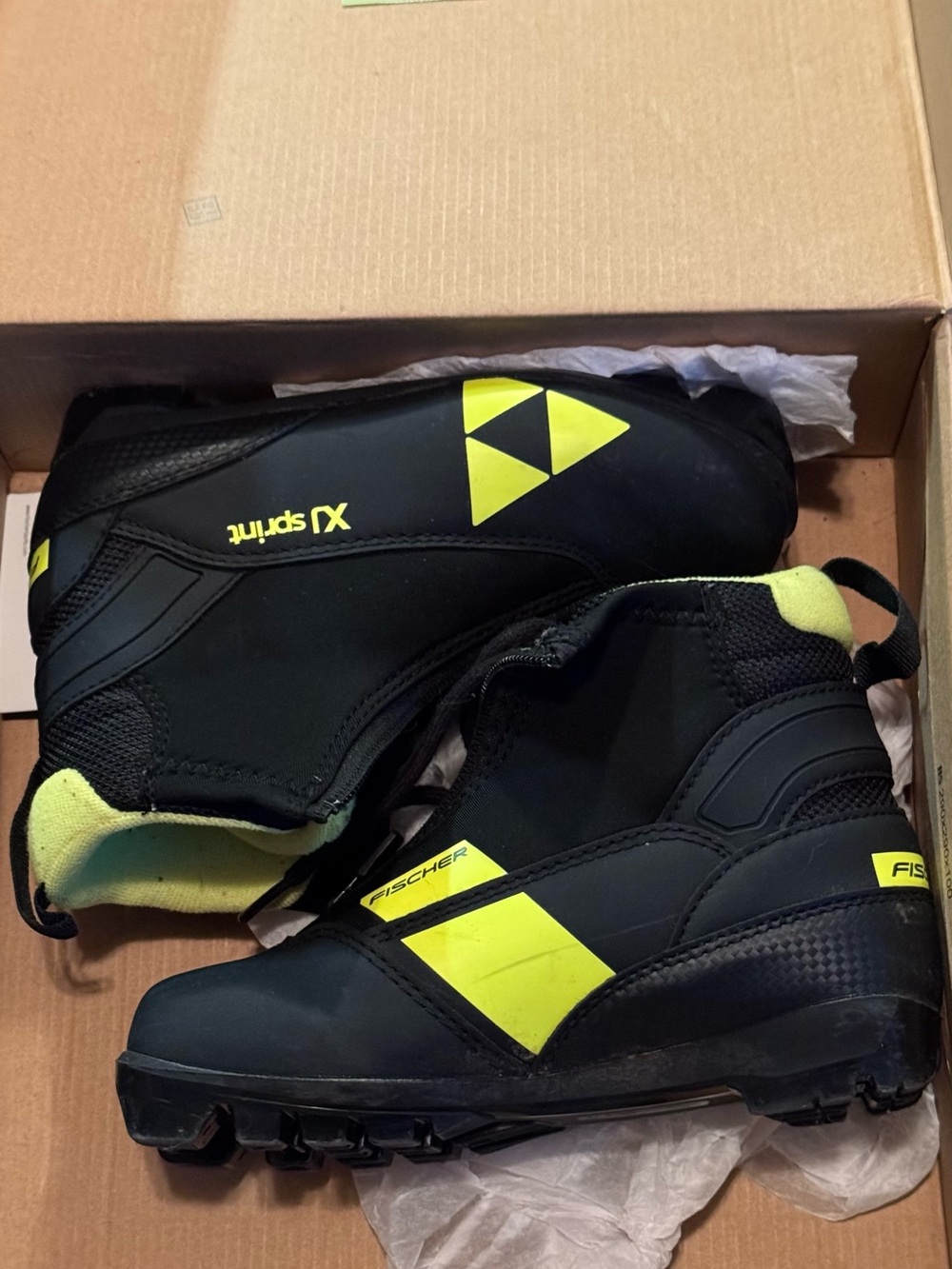 Fischer XJ Sprint JR Size 33 Cross Country Nordic Ski Boots